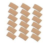 PENIKOKO 100 Pièces Heat Insulation Paper Cup Sleeves Corrugated Disposable Cup Covers For Hot Drinks Tea