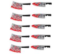 PENIKOKO 10pièces Breloques Coupe-ongles Sanglantes Pour Halloween Lot De Breloques Décoratives Pour Nail Art Décoration De Manucure Pour Femmes