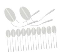 PENIKOKO 10pièces Électrodes Adhésives Silicone Portable Coussinets Massage Flexibles Et Durables Pour Électrostimulateur Patchs Autocollants Confortables Pour Soins Dos Et Cervicales