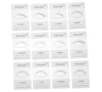 PENIKOKO 12 Pièces Carte Exposition de Cils Styles Outil Essai de Faux Cils pour Salons de Beauté Présentation pour Sélection et Comparaison