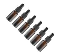 PENIKOKO 12 Pièces Flacons Huile Essentielle Verre Marron Vintage Petit Format Voyage Pratique Kit Échantillons