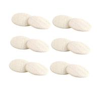 PENIKOKO 12 pièces Lot Éponges Exfoliantes Visage Au Luffa Naturel Tampons Doux pour Nettoyage Profondeur et Démaquillage Compactes et Réutilisables Soins Peau Femme Voyage