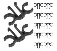 PENIKOKO 12 Pièces Plastic Trekking Pole Clips for Hiking and Ski Buckle Connectors for Walking Stick and Outdoor Camping Gear