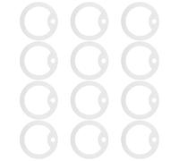 PENIKOKO 12 Pièces Silicone Médaille Chien Silencieuse Lumineuse Réducteur Bruit Collier Protection Identité Animal Nuit