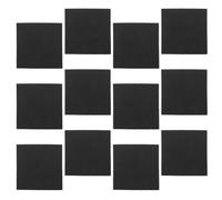 PENIKOKO 12pcs Patins de Pied de Table Billard en Peva Noir Carrés, Coupables pour Stabiliser et Protéger Meubles, Adaptés Salle de Jeux et Restaurant