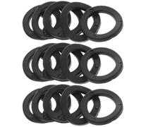 PENIKOKO 15 Pièces Rondelles Plastique Fitness pour Haltères et Barres Anneaux Anti-dérapants Stabilisateurs de Poids Protection Usure et Glissement Accessoires Sport Maison Essentiels