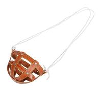 PENIKOKO 1ensemble Muzzle pour Cheval Et Bétail Bouche Anti-Morsure Couvre-Bouche Respirant avec Corde De Moyenne