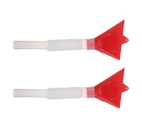 PENIKOKO 2 Ensembles Outil de Semoir à Tarière Multifonction avec Entonnoir Tube de Plantation Ajustable pour Maïs Blé Légumes et Fleurs Accessoires Jardinage pour Semis Précis Lot