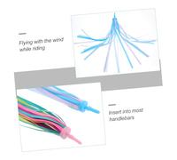 PENIKOKO 2 Paires Rubans pour Guidon de Vélo Garçon Fille Décoration Colorée pour Poignées de Scooter et Vélo Accessoires Garçon Fille Streamers Brillants Plastique