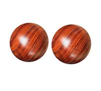 PENIKOKO 2 pièces Boules de Massage Bois Naturel Lot pour Mains et Doigts Balle Acupression pour Soulagement Musculaire et Relaxation des Tensions
