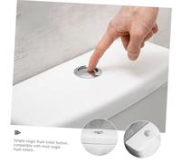 PENIKOKO 2 pièces Bouton Réservoir Chasse Interrupteur Bouton Poussoir pour Réservoir Wc Facile à Installer et Remplacement pour Chasse Eau