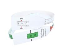PENIKOKO 2 Pièces circonférence tête bande magnetique adhesive mètre ruban règle de mesure mètre à ruban plastique polypropylène Vert