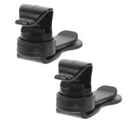 PENIKOKO 2 Pièces Collier de Serrage pour Tube de Poche à Eau Clip de Tuyau d'hydratation magnétique Clip de retenue de Tube Black