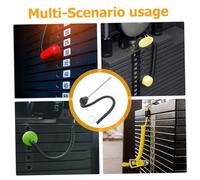 PENIKOKO 2 pièces Goupille de Charge pour Empilage Poids Aluminium avec Corde Accessoire Gym Compatible Machines Poids Sécurité Renforcée et Transport Facile Lot
