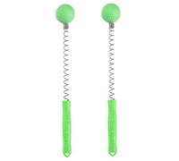 PENIKOKO 2 pièces Marteau de Massage Silicone Vert Outil Manuel pour Dos Bras Cuisses Massage des Tissus Profonds et Relaxation Musculaire