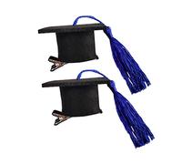 PENIKOKO 2 Pièces Mini Chapeaux de Doctorat Épingles à Accessoires de Fête de Graduation Profonde pour Créer une Ambiance Festive