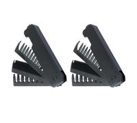 PENIKOKO 2 Pièces Peigne Pliable pour Hommes Peigne de Poche Portable pour Coiffure et Barbe Plier pour Voyages Coiffage Pratique pour Cheveux Texturés et Styles à Huile