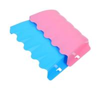 PENIKOKO 2 pièces Petit Cadre Extérieur pour Foin Lapin Plastique Support Suspendu pour Petits Animaux Bleu Rose Facile à Installer et Réutilisable