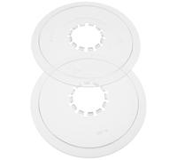 PENIKOKO 2 pièces Protection de Flywheel Vélo Transparent Cache Roue Arrière VTT Protège Cassette et Rayons Installation Facile Réutilisable Adapté Vitesses