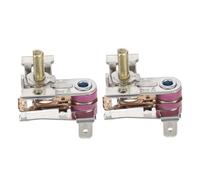 PENIKOKO 2 pièces Régulateur de Température Électrique Ajustable pour Radiateur Thermostat de Remplacement avec Protection la Surchauffe Contrôleur de Chauffage Couleur Couleur Aléatoire