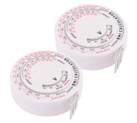 PENIKOKO 2 pièces Ruban de Mesure Rétractable Bmi Toise Corps Portable Abs et PP Outil de Mensuration Clair et pour Santé