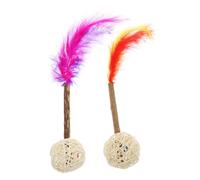 PENIKOKO 2 Pièces Silvervine Sticks pour Mordre Naturels pour Intérieur Stimulent Exercice Curiosité