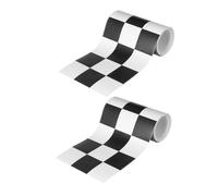 PENIKOKO 2 Rouleaux Frise Murale Autocollante à Motif et Bordure Auto Adhésive PVC pour Salon Chambre Cuisine et Salle de Bain Installation Facile sans Mess Design Minimaliste Élégant