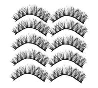 PENIKOKO 20 paires Faux Cils Multi-couches Synthétique Accessoires de Maquillage pour Femmes Cils Wispy Naturels et Confortables pour Usage Quotidien et Soirées