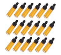 PENIKOKO 20 pièces Flacon Pipette Lot de Flacons Vides Étanches pour Huiles Essentielles Cosmétiques Voyage et Échantillons
