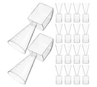 PENIKOKO 20 Pièces Lot de 20 set de Cuillères Doseuses en Plastique Graduation 15,9 G, Outil de Mesure Précis pour Masques et Pâtisserie, Cuillères à Mesurer Réutilisables pour Soins Peau
