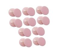PENIKOKO 20 pièces Lot de Houppettes de Maquillage Coton Velours Rondes Poudre Sèche Accessoire Femme Peau Sensible
