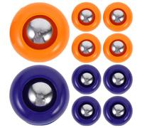 PENIKOKO 20 pièces Mini Boules de Curling de Table PP Jeu de Palets Coulissants pour Intérieur et Extérieur Adapté à Tous Âges Accessoires Shuffleboard Polyvalents