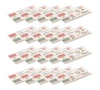 PENIKOKO 20 Pièces Tatouages Temporaires Drapeau Mexique Autocollants Visage Étanches pour Matchs de Football et Fêtes Du Jour de Indépendance Accessoires Sûrs et Faciles à Appliquer pour