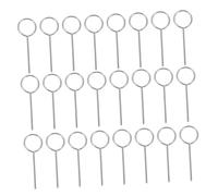 PENIKOKO 200 Pièces Lot de Extracteurs de Carte Sim Acier Inoxydable Outil de Retrait Rapide pour Plateau Sim Accessoire Pratique pour Smartphones avec Attache Porte Clés