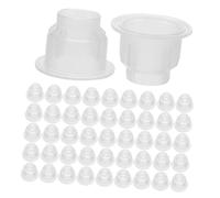 PENIKOKO 200 Pièces Transparent Essential Oil Diffuser Caps With Hole Aromatherapy Bottle Stopper For Perfume Bottles Controlled Dispensing And Reliable Seal For Car And Home Use