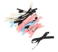 PENIKOKO 24 Pièces Barrettes Nœud Ruban pour Femmes et Adolescentes Clips Alligator Tissu Accessoires Coiffure Élégants et Résistants