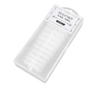 PENIKOKO 240 Faux Ongles Adhésifs Transparents Ultra-Fins sans Traces Patchs pour Ongles Manucure 240 Pièces Kit de Nail Art pour Fêtes et Usage Quotidien