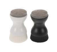 PENIKOKO 2pièces Brosse Nettoyante Visage Double Embout pour Femmes Poils Doux et Silicone Brosse Exfoliante Manuelle pour Soin du Visage Format Mini