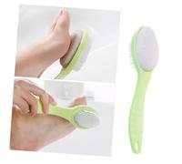 PENIKOKO 2pièces Brosse Pédicure Double Face Éliminateur De Peaux Mortes Et Callosités Pour Couleur Aléatoire