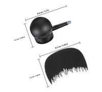 PENIKOKO 2pièces Flacon Pulvérisateur de Coiffure pour Fibres Capillaires Outil avec Embout et Peigne pour Cheveux Clairsemés Spray pour Épaisseur Naturelle