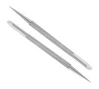 PENIKOKO 2pièces Repousse-cuticules Multifonction Acier Inoxydable Coupe-cuticules Pour Soins Des Ongles Mains