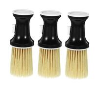 PENIKOKO 3 pièces Brosse de Nettoyage Professionnelle pour Cou de Coiffeur avec Tête Amovible Pratique pour Salons et Usage Domestique Douce et Polyvalente pour Soins Capillaires et Barbe