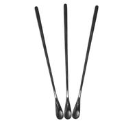 PENIKOKO 3 pièces Cuillère Alimentation pour Reptiles Acier Inoxydable Petite Cuillère Manuelle pour Nourriture et Eau Accessoire Pratique pour Lézards et Petits Animaux