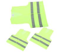 PENIKOKO 3 pièces Gilet Fluorescent de Sécurité pour Femmes Haute Réflectivité et Respirant Vêtement de Visibilité pour Course et Travail de Nuit