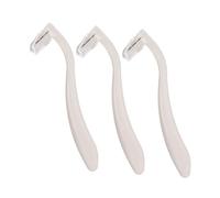 PENIKOKO 3 Pièces Rasoir Manuel de Voyage Épilateur Compact pour Épilation et Corps pour Éliminer Poils Déplacement