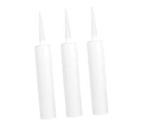 PENIKOKO 3 Pièces Tubes de Calfeutrage Vides Rechargeables Tubes Remplissables pour Mastic Adaptée pour Réparations Détanchéité et Carrelage Usage Polyvalent pour Latex