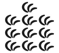 PENIKOKO 30 Pièces 30 Éponges à Volume pour Coiffures Femme Insert de Bosse Cheveux Noir Forme Croissant Accessoire Coiffure 3 Pièces pour Volume Capillaire Maison Maintien Léger et