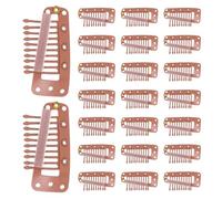 PENIKOKO 30pièces Pinces à Perruque Peignes Métalliques Épingles de Fixation pour Perruques et Accessoires Légers et Faciles à Transporter