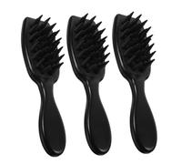 PENIKOKO 3pièces Brosse Exfoliante Pour Masseur De Scalp Doux Pour Nettoyage Cheveux Et Élimination Pellicules Outil De Soins Capillaires Familial