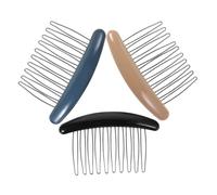 PENIKOKO 3pièces Peignes à Torsader Plastique Pour Cheveux Accessoires De Coiffure Délicats Pour Coiffer Frange Et Cheveux Épars De Peignes Décoratifs Noir Bleu